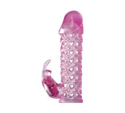 Fantasy Xtensions Vibrating Couples Cock Cage Waterproof Pink 6.25 Inch